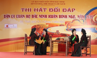  Khai mạc Hội thi Dân ca Quan họ Bắc Ninh Xuân Bính Ngọ 2026