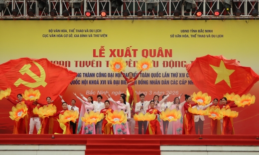 Lễ xuất quân Liên hoan tuyên truyền lưu động toàn quốc tại Bắc Ninh 