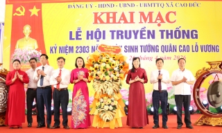 Khai hội kỷ niệm 2303 năm ngày sinh tướng quân Cao Lỗ Vương