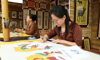Bắc Ninh từng bước đưa di sản tranh dân gian Đông Hồ ra khỏi diện cần bảo vệ khẩn cấp