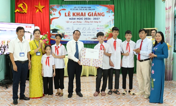Cơ sở Bảo trợ xã hội tổng hợp Bắc Ninh khai giảng năm học mới cho trẻ khuyết tật
