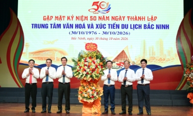  Trung tâm Văn hóa và Xúc tiến Du lịch Bắc Ninh gặp mặt kỷ niệm 50 năm thành lập