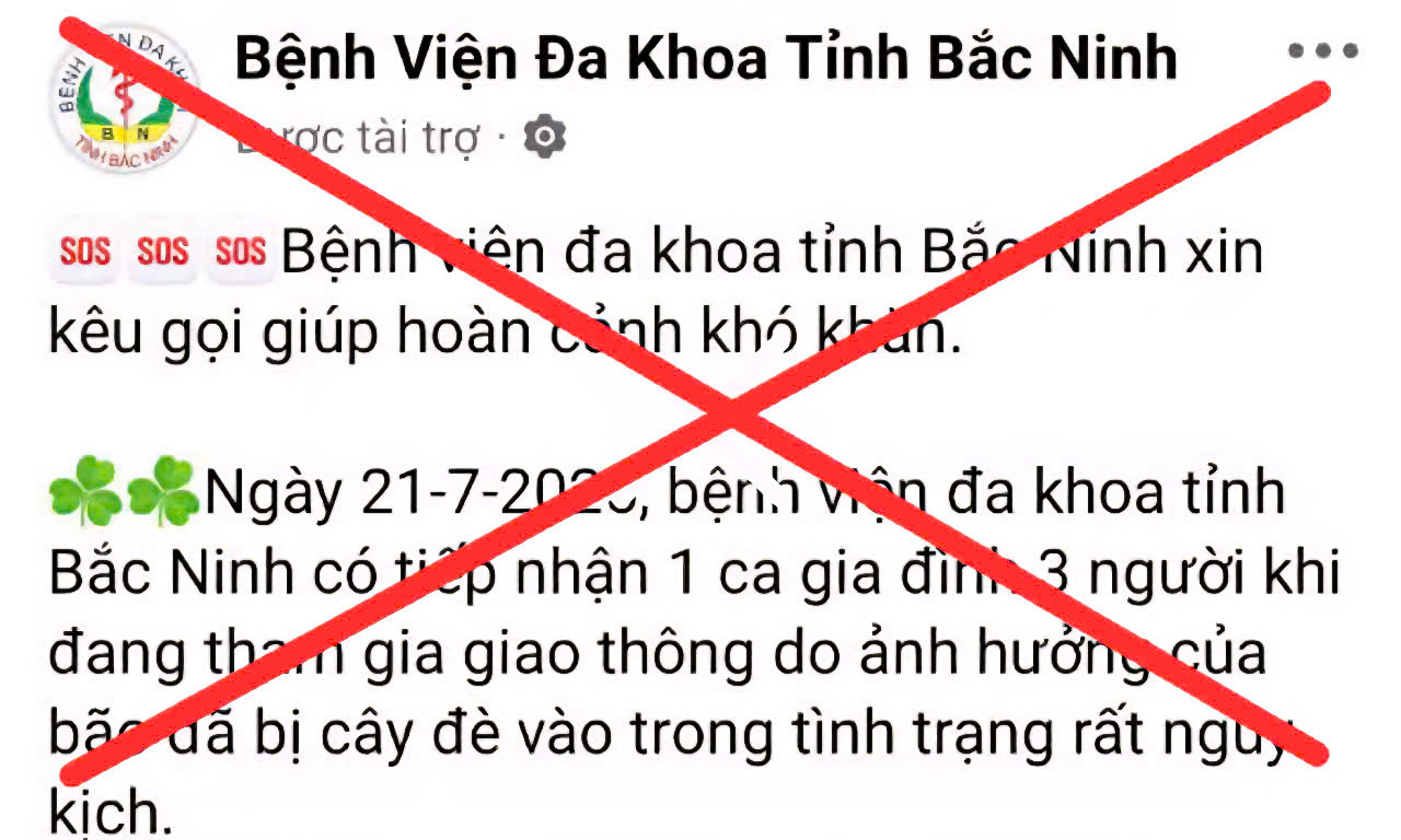  Lợi dụng bão số 3 và mạo danh bệnh viện để lừa đảo
