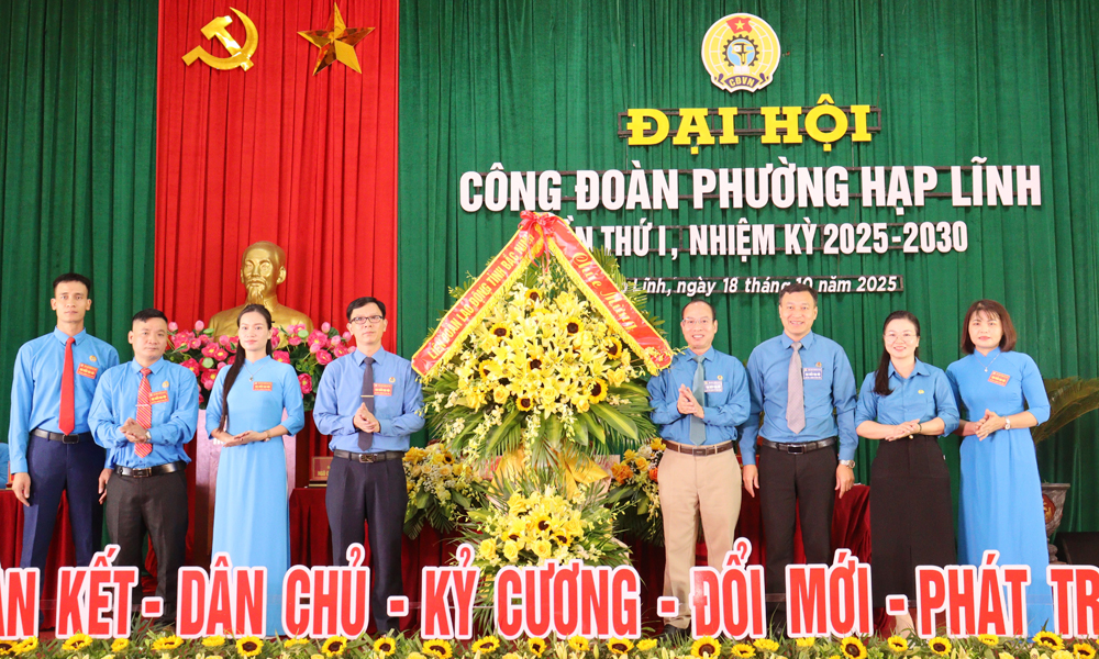  Công đoàn phường Hạp Lĩnh: Linh hoạt, sáng tạo trong chăm lo người lao động