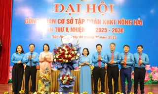 Đại hội Công đoàn Tập đoàn Khoa học kỹ thuật Hồng Hải nhiệm kỳ 2025-2030