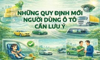 Những quy định mới, người dùng ô tô năm 2026 cần lưu ý