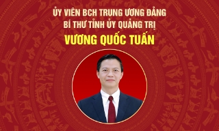 Đồng chí Vương Quốc Tuấn, Ủy viên Trung ương Đảng, Bí thư Tỉnh ủy Quảng Trị