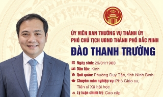 Chân dung tân Phó Chủ tịch UBND thành phố Bắc Ninh Đào Thanh Trường