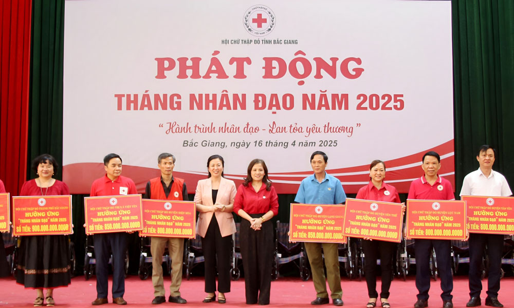 Bắc Giang: Phấn đấu hỗ trợ 2 nghìn địa chỉ trong Tháng Nhân đạo năm 2025