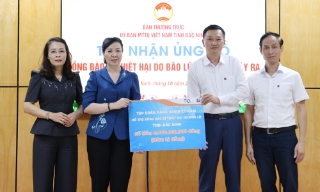Bắc Ninh: Tiếp nhận 5 tỷ đồng Tập đoàn Xăng dầu Việt Nam ủng hộ người dân khắc phục hậu quả bão lũ