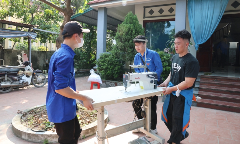  Tỉnh đoàn Bắc Ninh ra quân Ngày Chủ nhật xanh, hỗ trợ di dời, giải phóng mặt bằng dự án sân bay Gia Bình